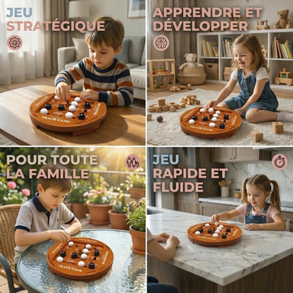 Drehbares Vier-Gewinnt-Spiel – Strategisches und lehrreiches Spiel für Kinder und die ganze Familie