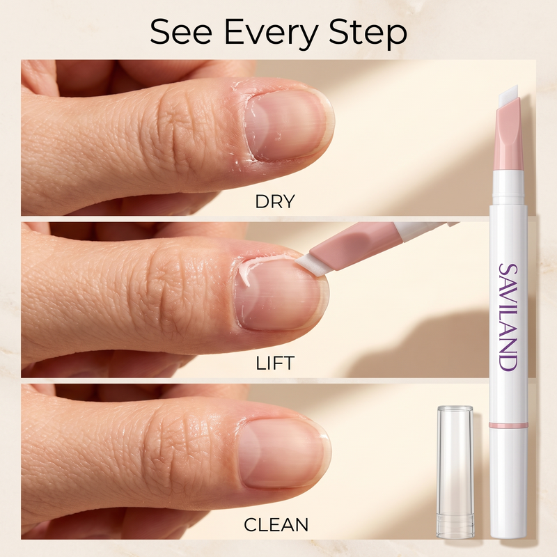 Cuticle Care Pen Set — Ceramic Pusher + Oil Pen