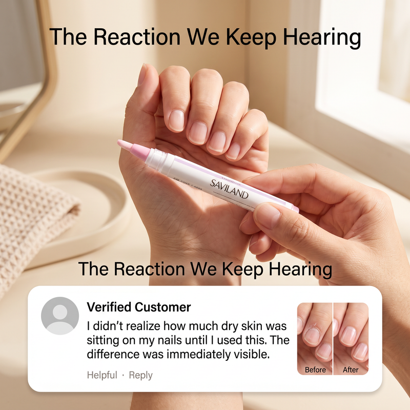 Cuticle Care Pen Set — Ceramic Pusher + Oil Pen